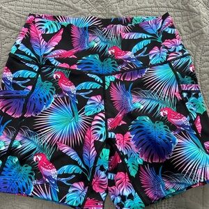 Constantly Varied Gear Tropical Teal Blue Purple Shorts 4” inseam!